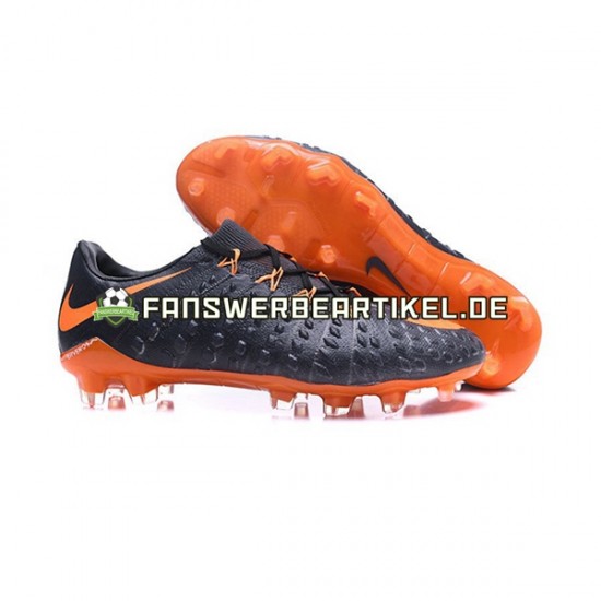 Nike HyperVenom Phantom III Elite FG Orange Schwarz Fußballschuhe