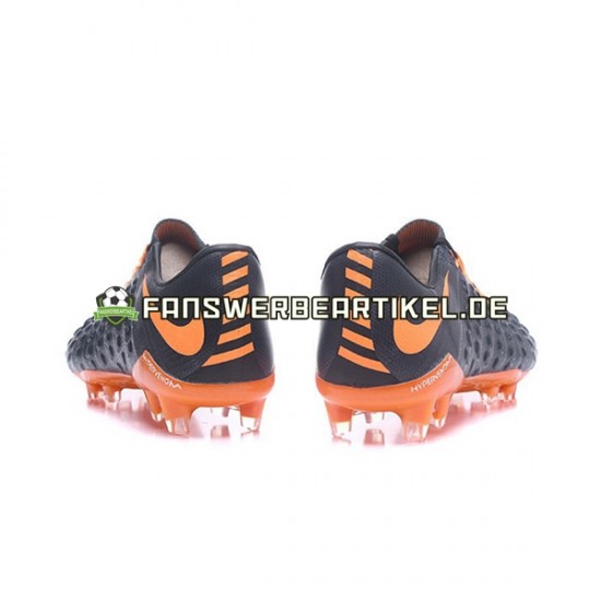 Nike HyperVenom Phantom III Elite FG Orange Schwarz Fußballschuhe