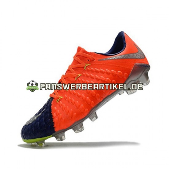 Nike HyperVenom Phantom III Elite FG Orange Blau Fußballschuhe