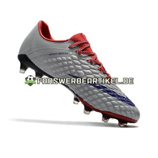 Nike HyperVenom Phantom III Elite FG Rot Grau Fußballschuhe