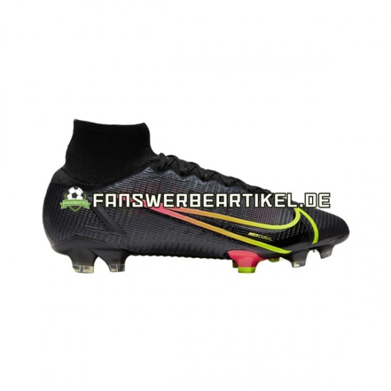 Nike Mercurial Superfly VIII X Prism Elite FG Schwarz Fußballschuhe