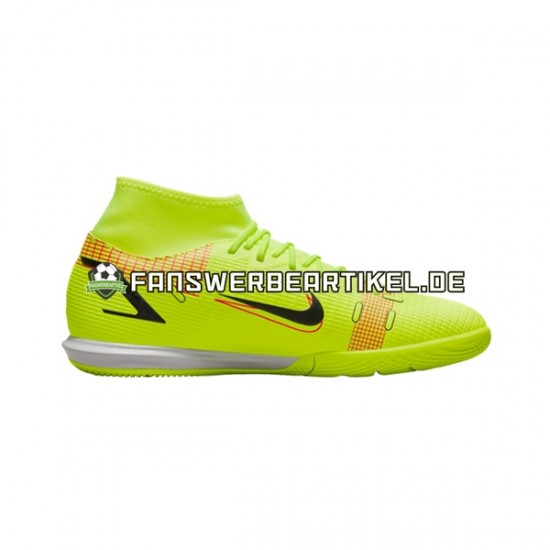 Nike Mercurial Superfly VIII Motivation Academy IC Gelb Fußballschuhe