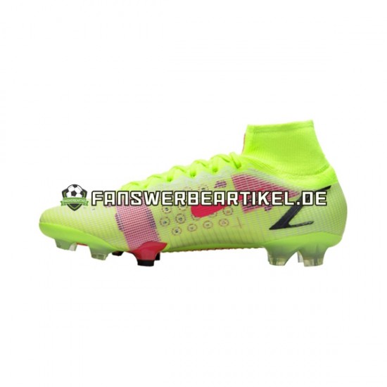 Nike Mercurial Superfly VIII Motivation Elite FG Rot Gelb Fußballschuhe