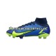 Nike Mercurial Superfly VIII Recharge Elite FG Blau Gelb Fußballschuhe