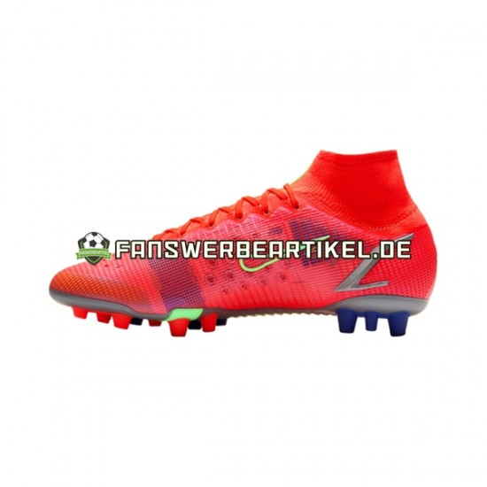 Nike Mercurial Superfly VIII Spectrum Elite AG Rot Fußballschuhe