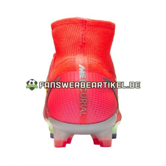 Nike Mercurial Superfly VIII Spectrum Elite FG Rot Fußballschuhe