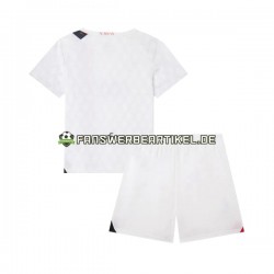 Trikot AC Mailand Kinder Auswärtsausrüstung 2023-2024 Kurzarm