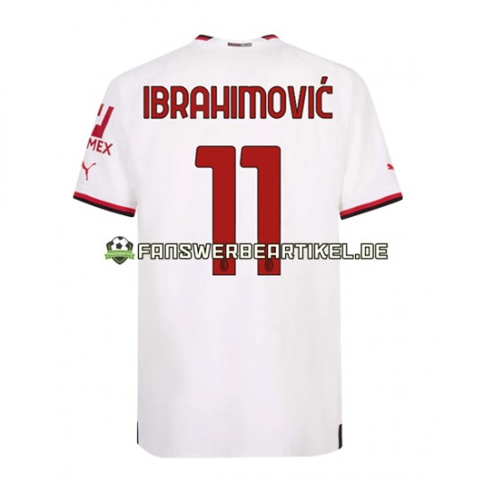 Ibrahimovic 11 Trikot AC Mailand Herren Auswärtsausrüstung 2022-2023 Kurzarm