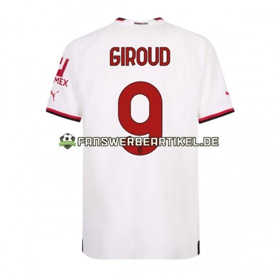 Olivier Giroud 9 Trikot AC Mailand Herren Auswärtsausrüstung 2022-2023 Kurzarm