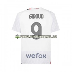 Olivier Giroud 9 Trikot AC Mailand Herren Auswärtsausrüstung 2023-2024 Kurzarm
