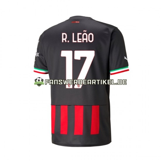 Rafael Leao 17 Trikot AC Mailand Herren Heimausrüstung 2022-2023 Kurzarm