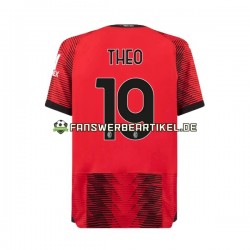 Theo Hernandez 19 Trikot AC Mailand Herren Heimausrüstung 2023-2024 Kurzarm