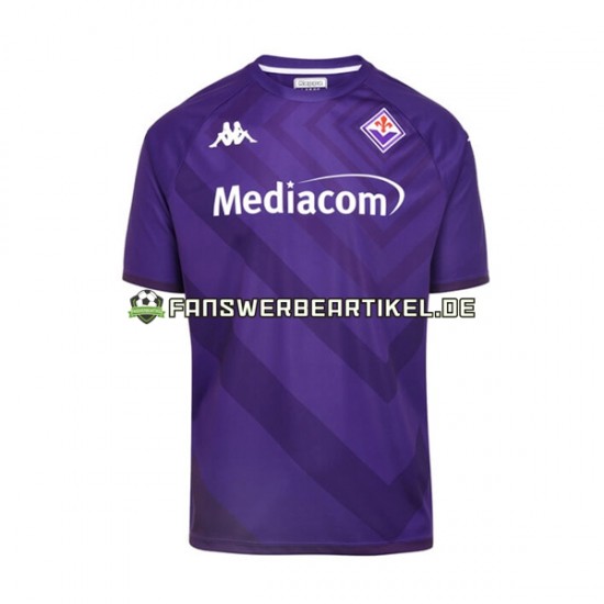 Trikot AC Florenz Herren Heimausrüstung 2022-2023 Kurzarm