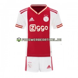 Trikot Ajax Amsterdam Kinder Heimausrüstung 2022-2023 Kurzarm