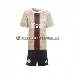 Trikot Ajax Amsterdam Kinder Ausweich ausrüstung 2022-2023 Kurzarm