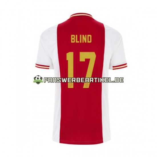 Daley Blind 17 Trikot Ajax Amsterdam Herren Heimausrüstung 2022-2023 Kurzarm