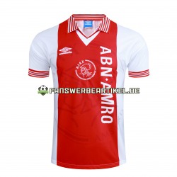 Retro -1995 Trikot Ajax Amsterdam Herren Heimausrüstung 1994 Kurzarm