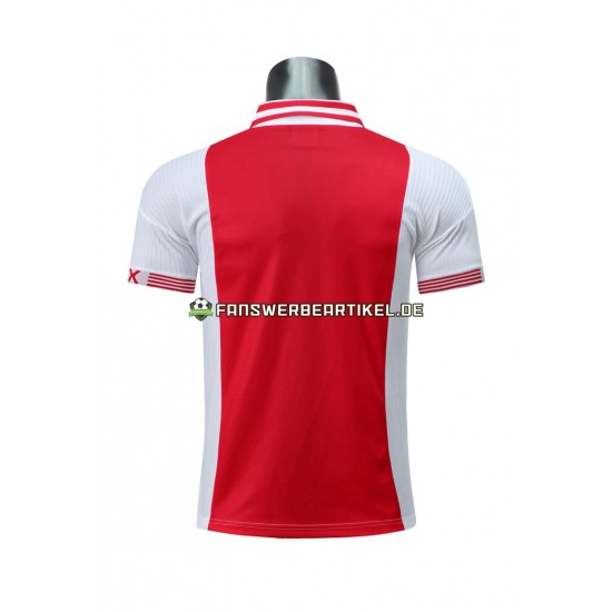 Retro 1997-1998 Trikot Ajax Amsterdam Herren Heimausrüstung Kurzarm