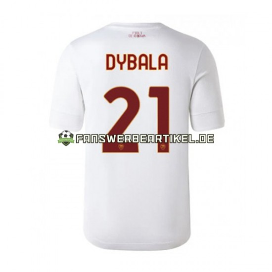 Paulo Dybala 21 Trikot AS Rom Herren Auswärtsausrüstung 2022-2023 Kurzarm