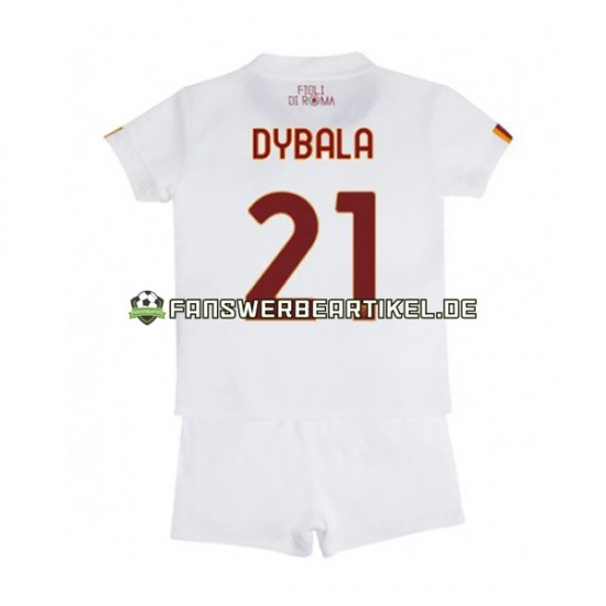 Paulo Dybala 21 Trikot AS Rom Kinder Auswärtsausrüstung 2022-2023 Kurzarm