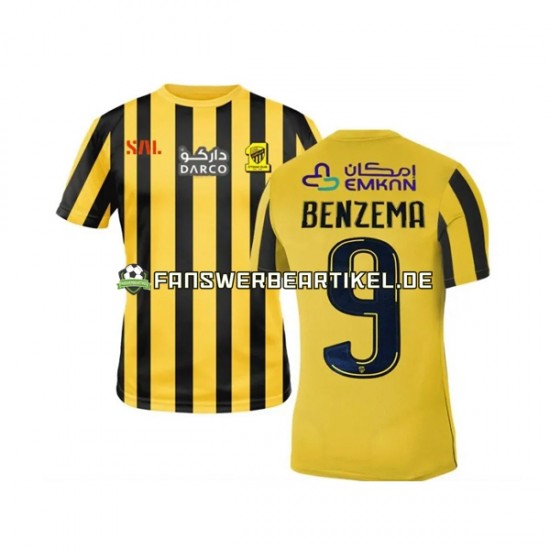 Benzema 9 Trikot Al-Ittihad Herren Heimausrüstung 2022-2023 Kurzarm