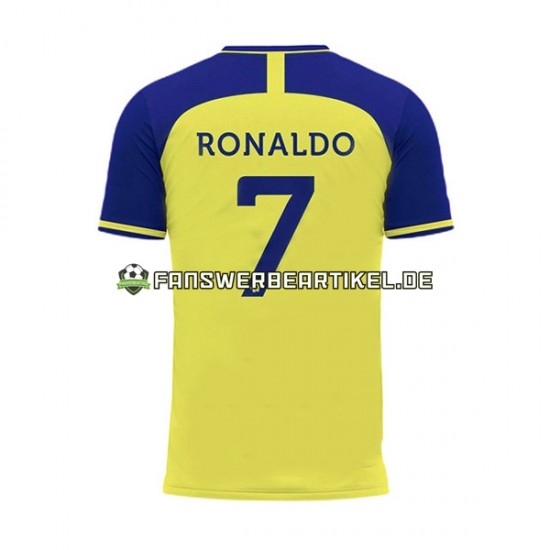 Ronaldo 7 Trikot Al-Nassr Herren Heimausrüstung 2022-2023 Kurzarm