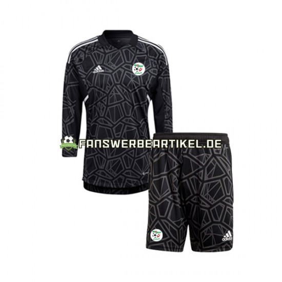 Torwart Trikot Algerien Kinder Heimausrüstung 2022 Langarm