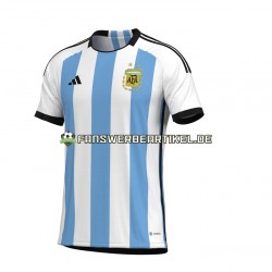 Trikot Argentinien Herren Heimausrüstung WM 2022 Kurzarm