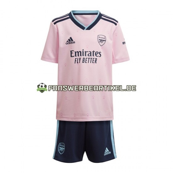 Trikot Arsenal Kinder Ausweich ausrüstung 2022-2023 Kurzarm