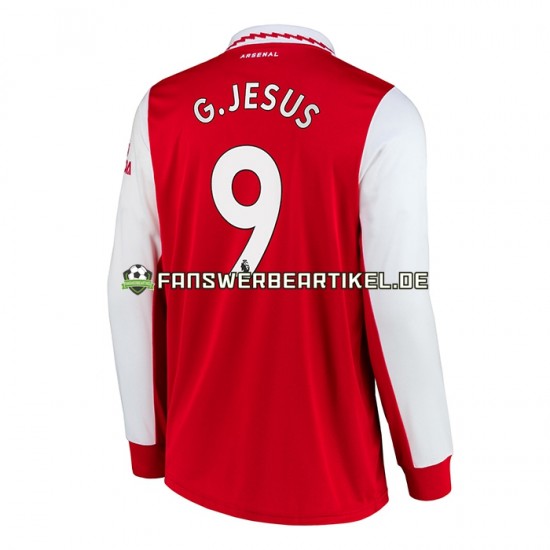 Gabriel Jesus 9 Trikot Arsenal Herren Heimausrüstung 2022-2023 Langarm