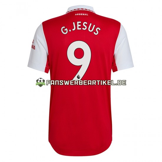 Gabriel Jesus 9 Trikot Arsenal Herren Heimausrüstung 2022-2023 Kurzarm