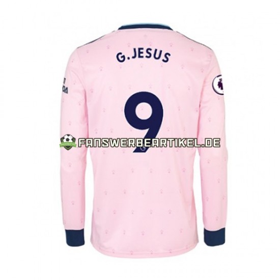 Gabriel Jesus 9 Trikot Arsenal Herren Ausweich ausrüstung 2022-2023 Langarm