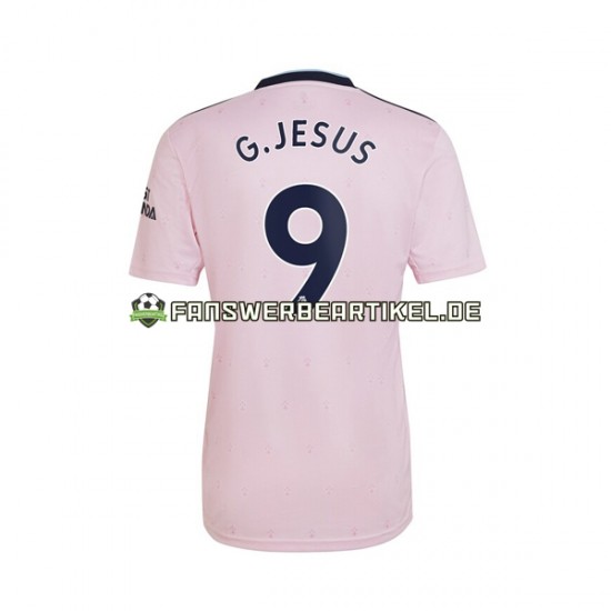 Gabriel Jesus 9 Trikot Arsenal Herren Ausweich ausrüstung 2022-2023 Kurzarm