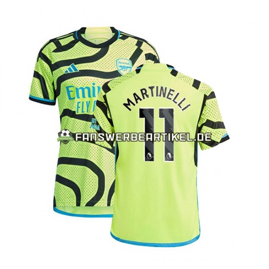 Gabriel Martinelli 11 Trikot Arsenal Herren Auswärtsausrüstung 2023-2024 Kurzarm