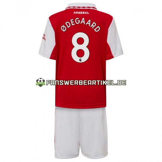 Odegaard 8 Trikot Arsenal Kinder Heimausrüstung 2022-2023 Kurzarm