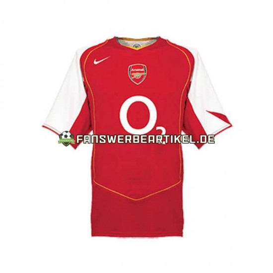 Retro Trikot Arsenal Herren Heimausrüstung 2004 Kurzarm