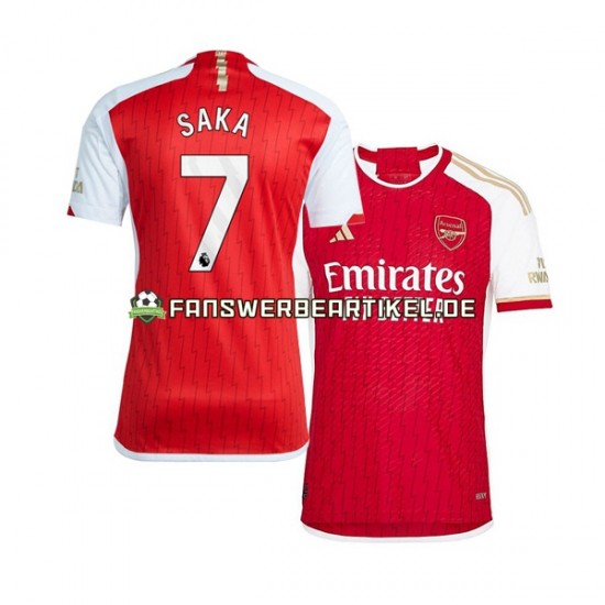 Saka 7 Trikot Arsenal Herren Heimausrüstung 2023-2024 Kurzarm