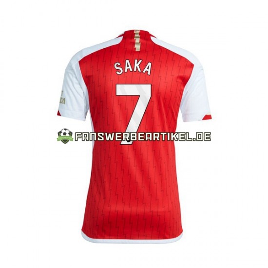 Saka 7 Trikot Arsenal Herren Heimausrüstung 2023-2024 Kurzarm