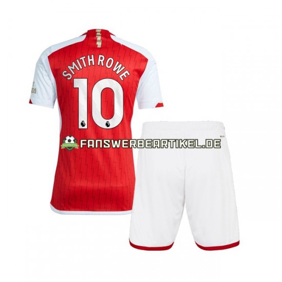 Smith Rowe 10 Trikot Arsenal Kinder Heimausrüstung 2023-2024 Kurzarm