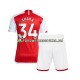 Xhaka 34 Trikot Arsenal Kinder Heimausrüstung 2023-2024 Kurzarm