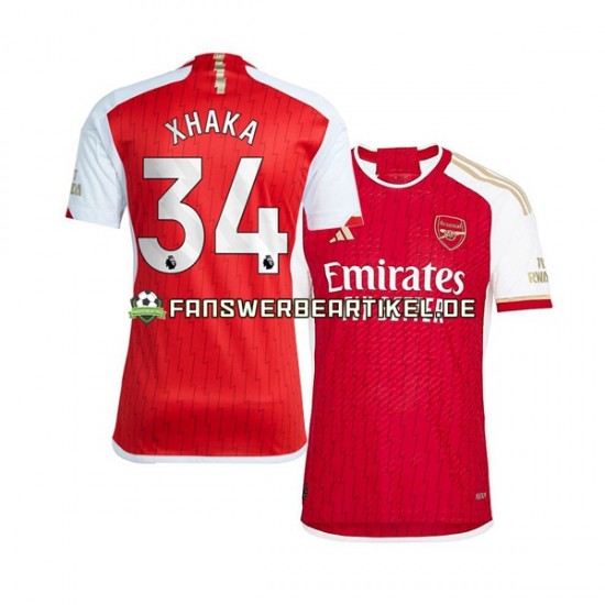 Xhaka 34 Trikot Arsenal Herren Heimausrüstung 2023-2024 Kurzarm