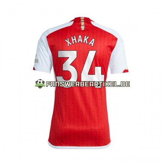 Xhaka 34 Trikot Arsenal Herren Heimausrüstung 2023-2024 Kurzarm