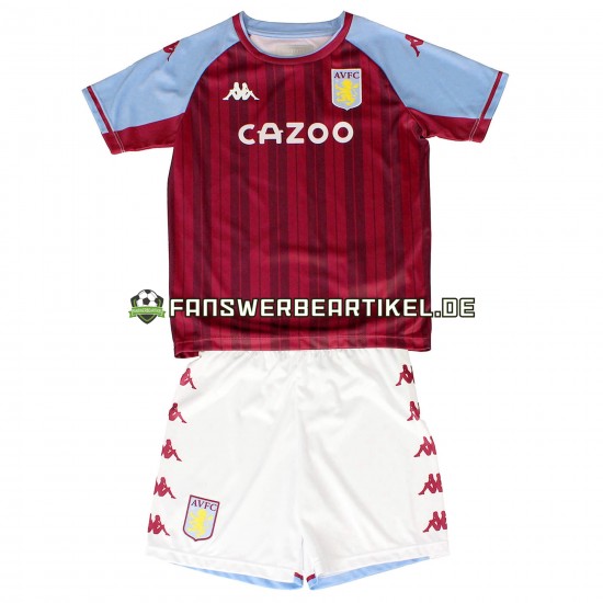 Trikot Aston Villa Kinder Heimausrüstung 2021-2022 Kurzarm