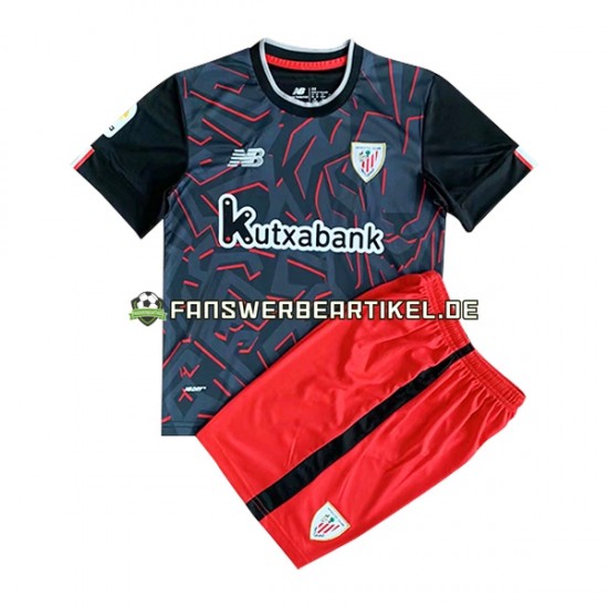 Trikot Athletic Bilbao Kinder Auswärtsausrüstung 2022-2023 Kurzarm