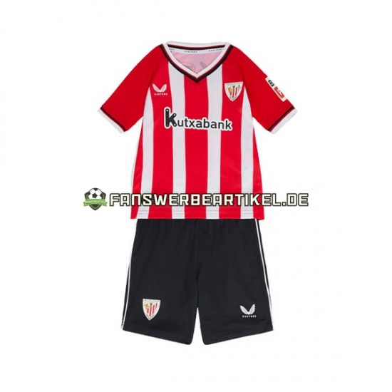 Trikot Athletic Bilbao Kinder Heimausrüstung 2023-2024 Kurzarm