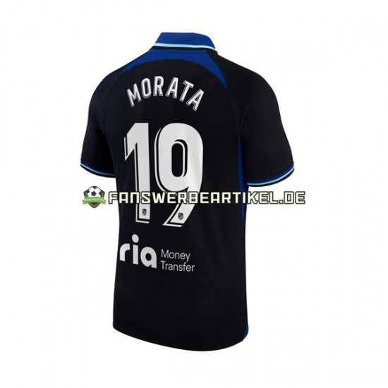 Alvaro Morata 19 Trikot Atlético Madrid Herren Auswärtsausrüstung 2022-2023 Kurzarm