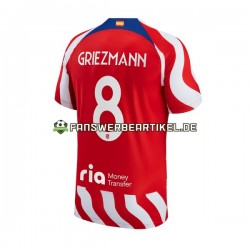 Antoine Griezmann 8 Trikot Atlético Madrid Herren Heimausrüstung 2022-2023 Kurzarm