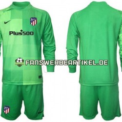 Torwart Trikot Atlético Madrid Kinder Ausweich ausrüstung 2021-2022 Langarm