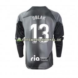 Jan Oblak 13 Torwart Trikot Atlético Madrid Herren Auswärtsausrüstung 2022-2023 Langarm