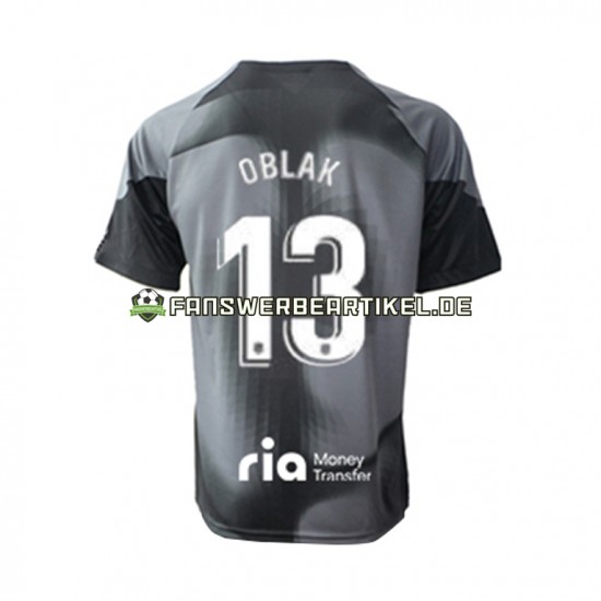 Jan Oblak 13 Torwart Trikot Atlético Madrid Herren Auswärtsausrüstung 2022-2023 Kurzarm